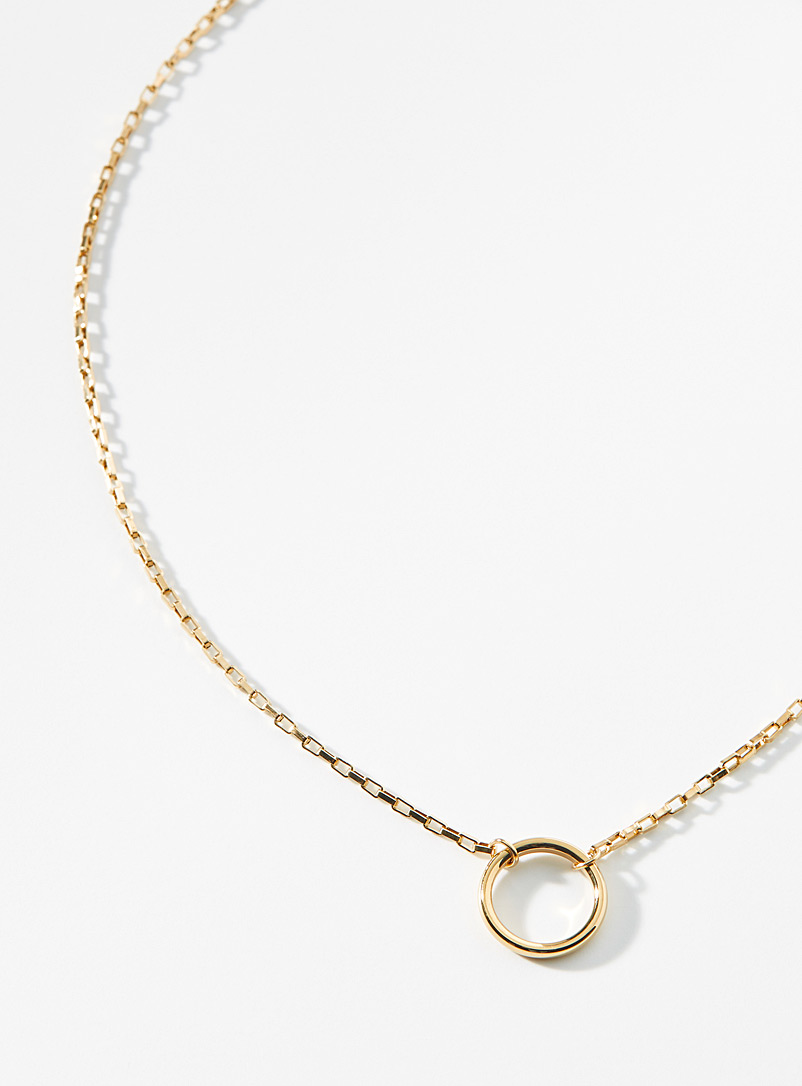 Simons Assorted Golden circle chain for women