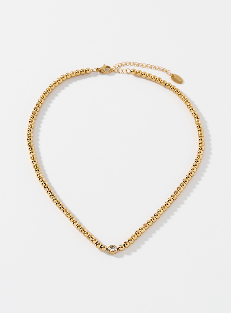 Simons Assorted Golden bubble necklace for women
