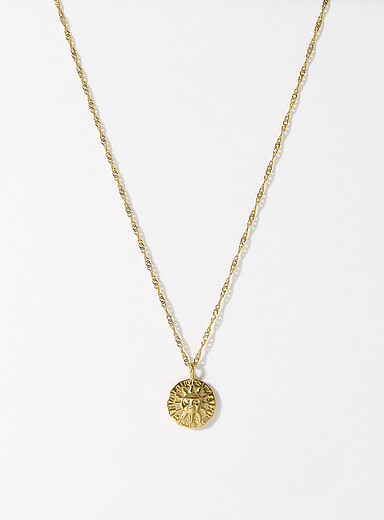 Le collier breloque soleil astrologique