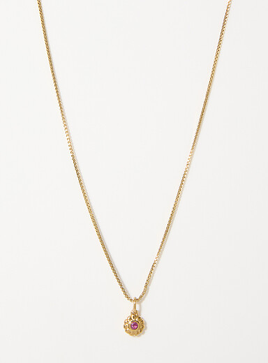 Birth month floral chain