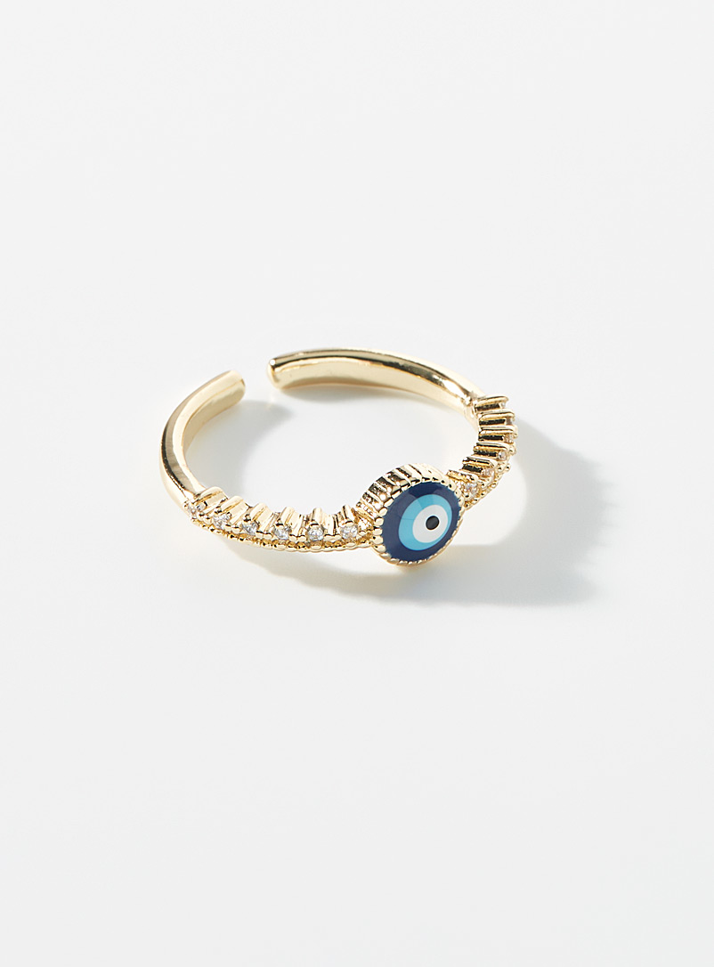 Simons Assorted Small blue-eye ring for women