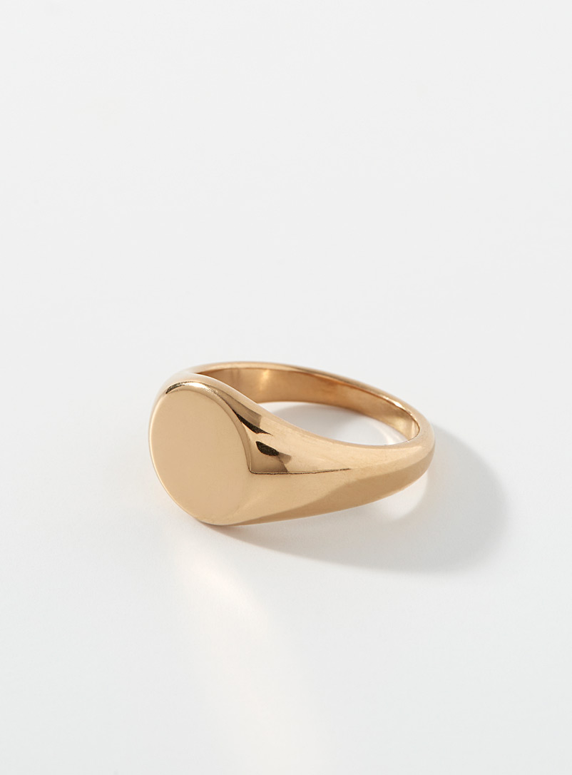 Simons Assorted Minimalist signet ring for women