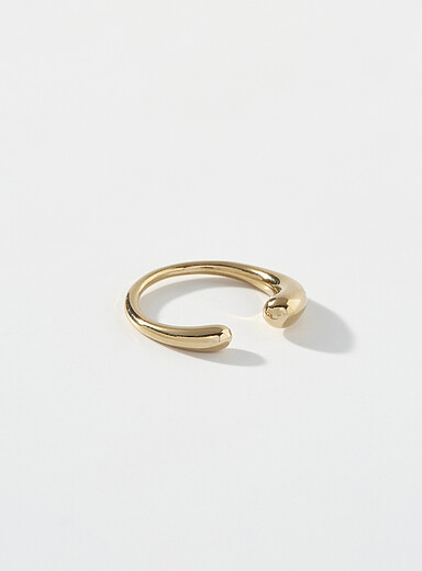 La bague ouverte tubulaire
