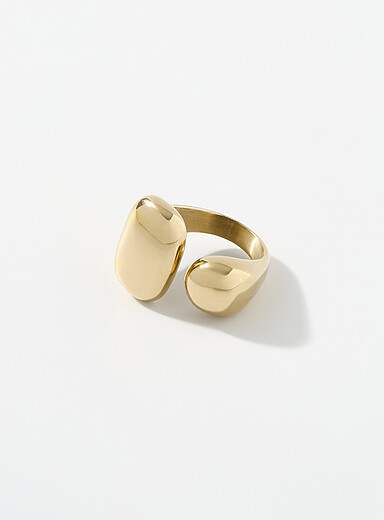 Asymmetric open ring