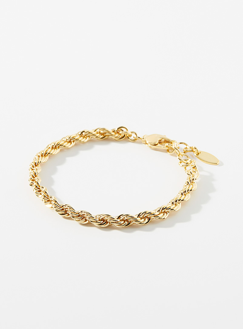 Simons Assorted Twisted gold bracelet for women