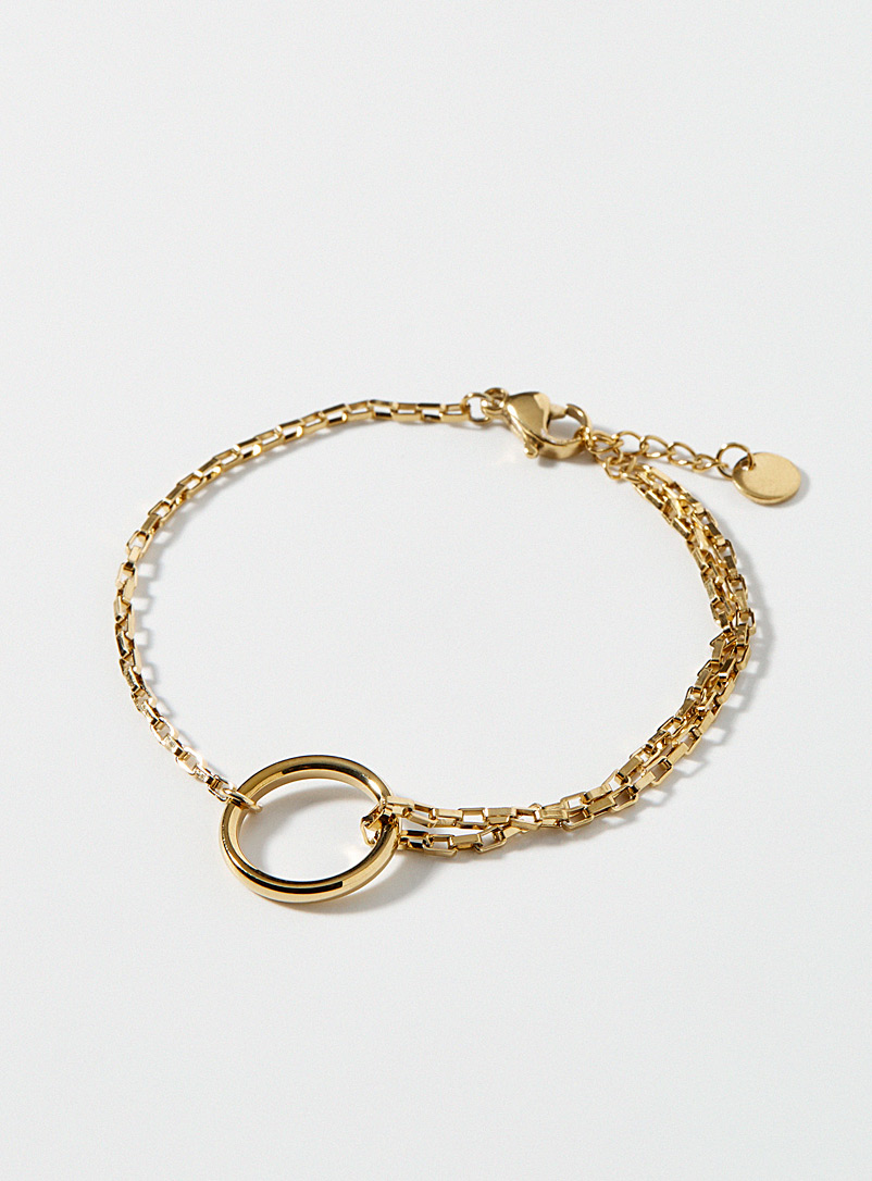 Simons Assorted Circular ornament bracelet for women