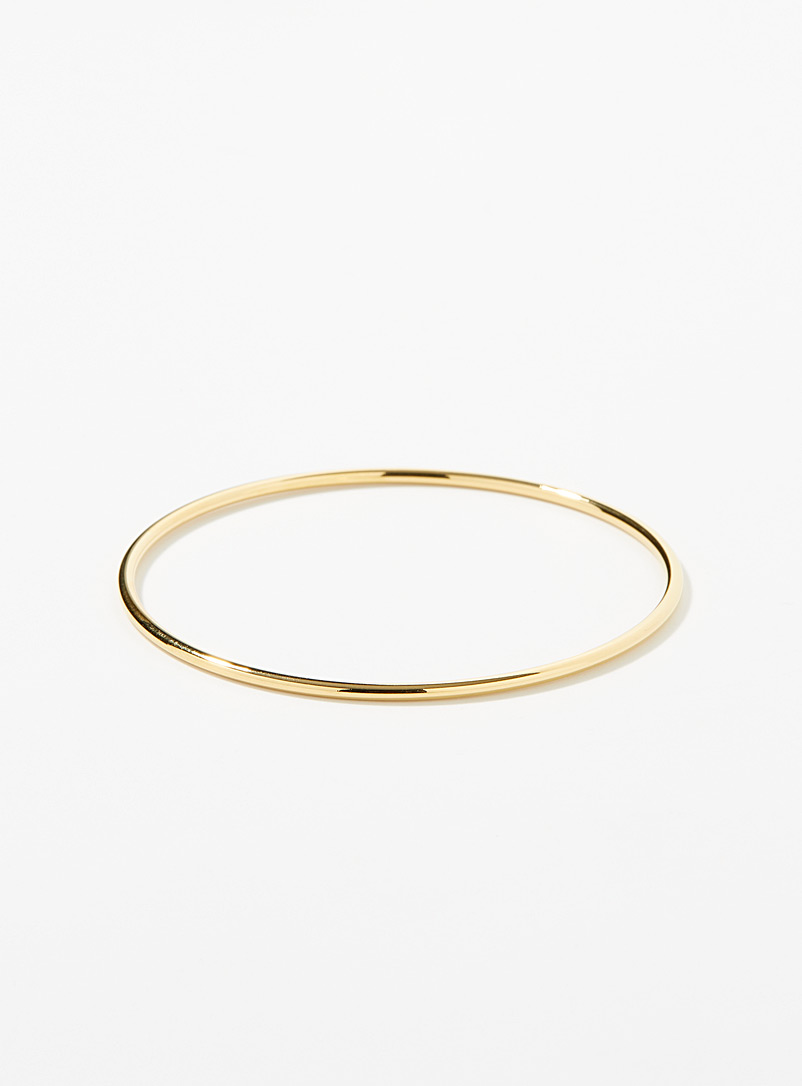 Simons: Le bracelet affiné doré Assorti pour femme
