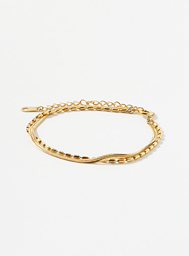 Le bracelet cha&icirc;nes vari&eacute;es