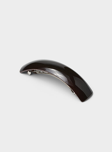 Rounded rectangle barrette