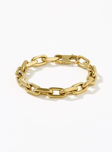 Le bracelet massif mailles ovales