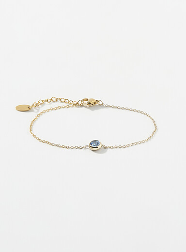 Simons: Le bracelet pierre de naissance Ao&ucirc;t pour femme