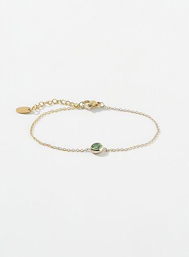 Simons: Le bracelet pierre de naissance Ao&ucirc;t pour femme