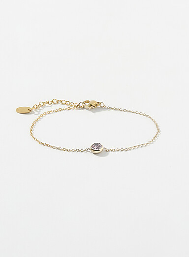 Simons: Le bracelet pierre de naissance Ao&ucirc;t pour femme