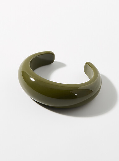 Thick open bangle