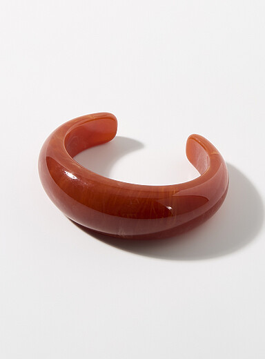 Thick open bangle