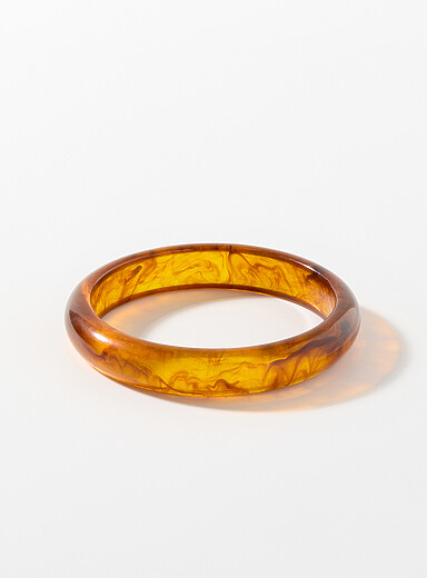 Le bracelet jonc ac&eacute;tate