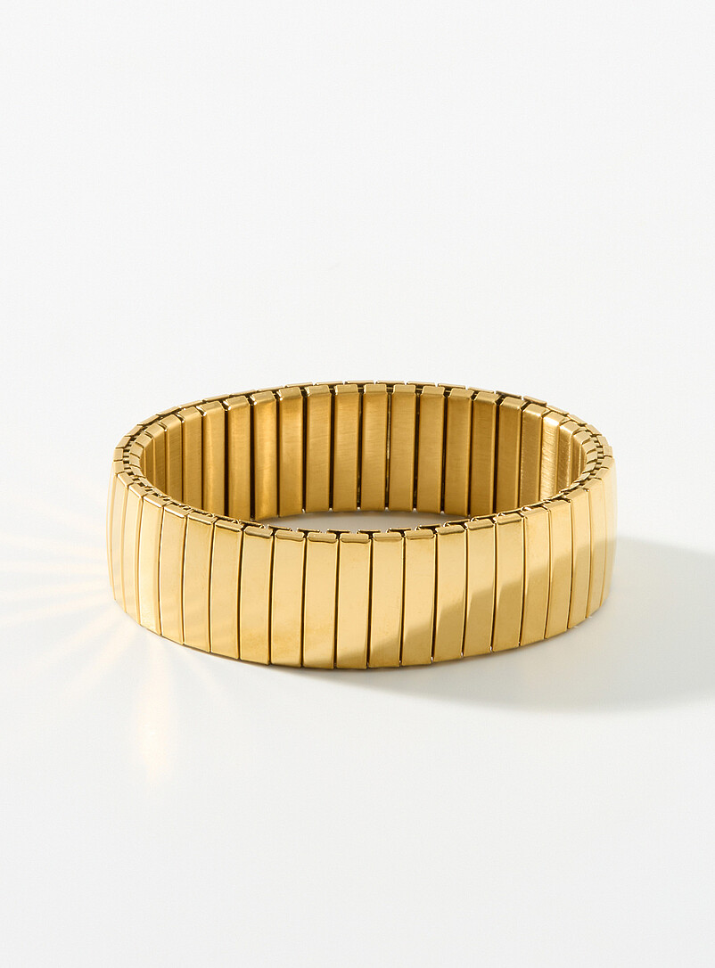Simons: Le large bracelet effet accord&eacute;on Assorti pour femme