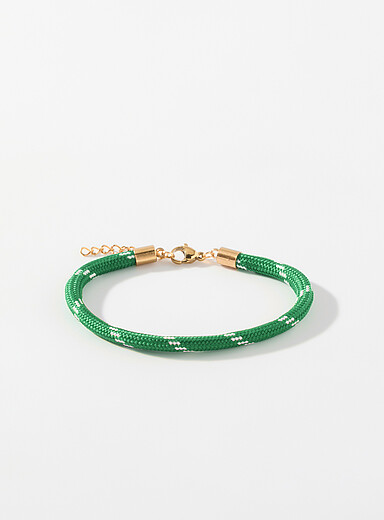Le bracelet corde color&eacute;e