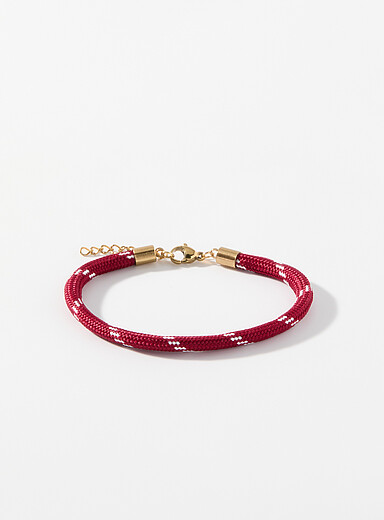 Le bracelet corde color&eacute;e