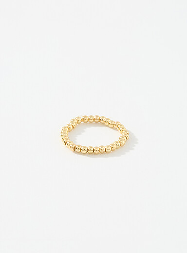 La bague d'orteil billes m&eacute;talliques