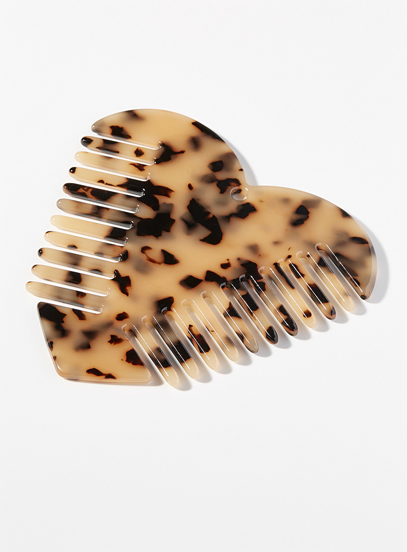Simons Sand Heart silhouette comb for women