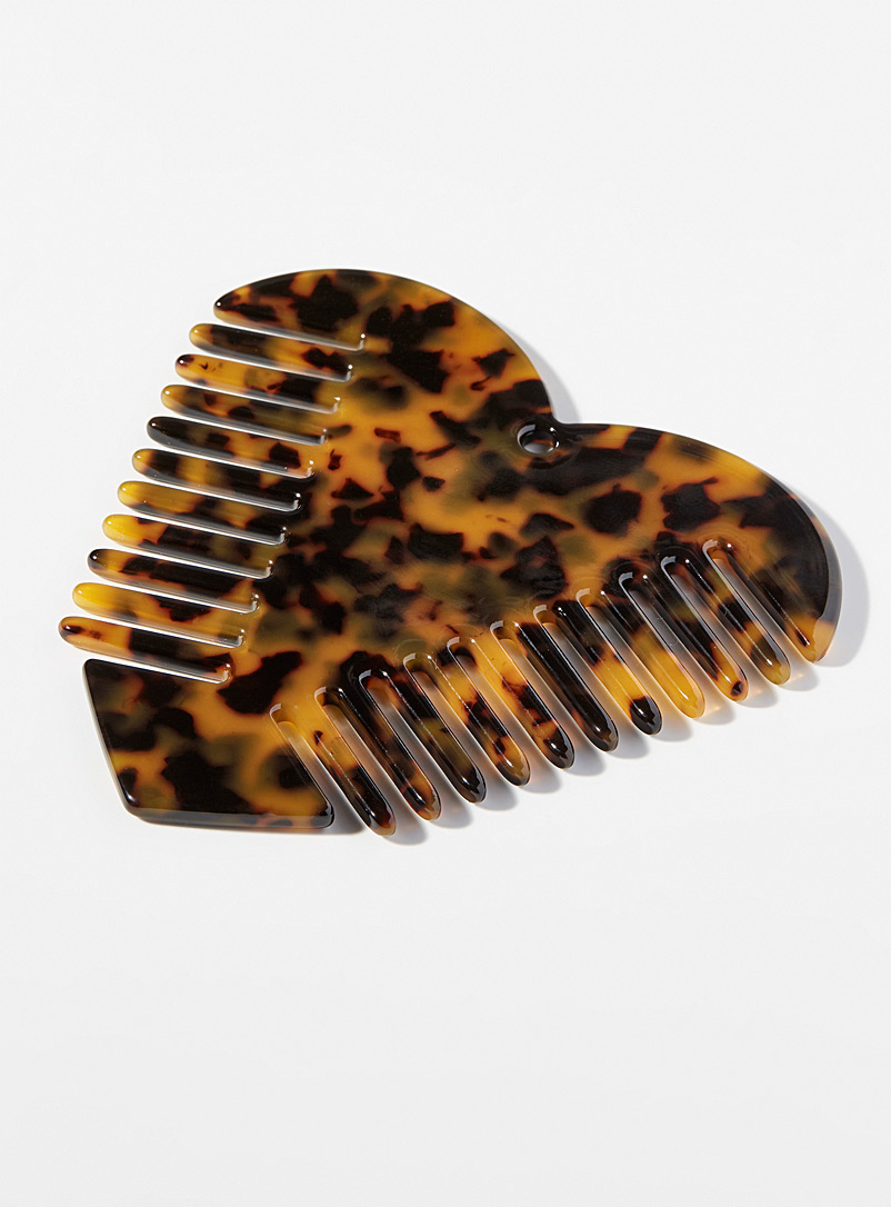 Simons Sand Heart silhouette comb for women