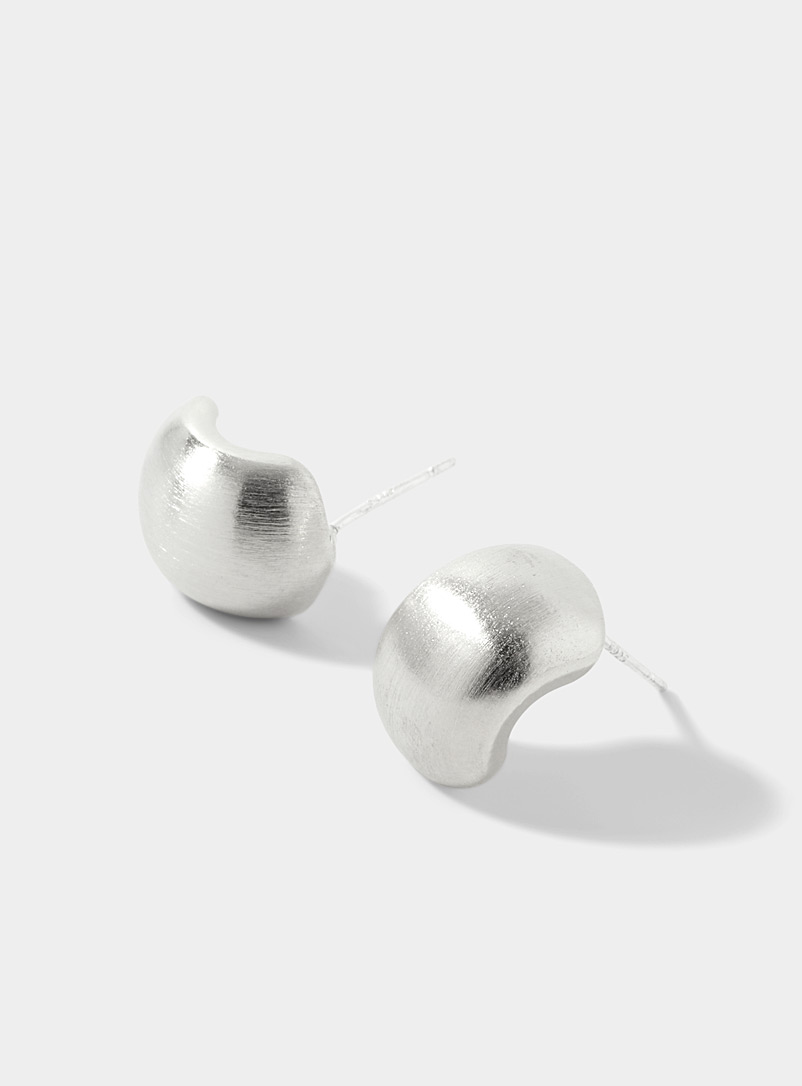 Brushed half-hoops product image (primary)
