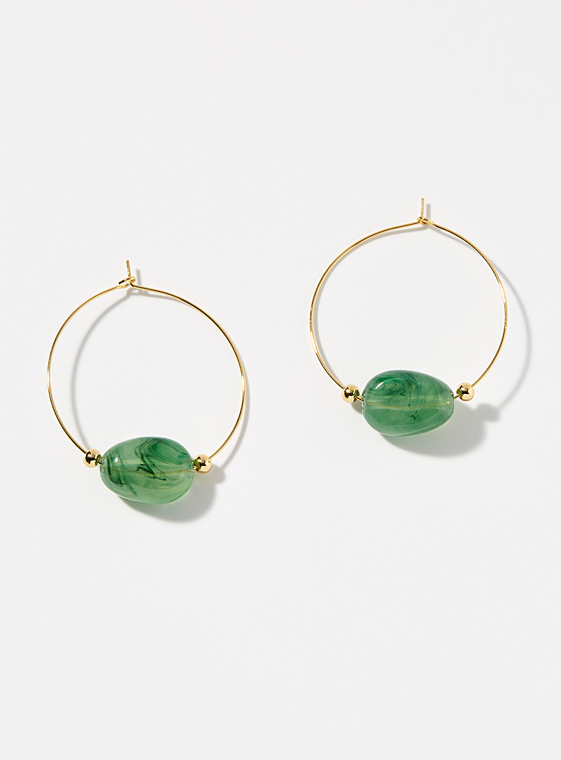 Large acetate bead hoops product image (primary)