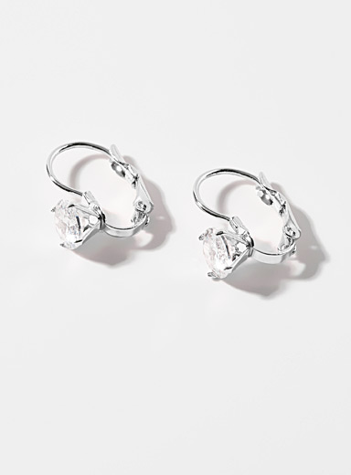 Shimmery zircon earrings product image 2
