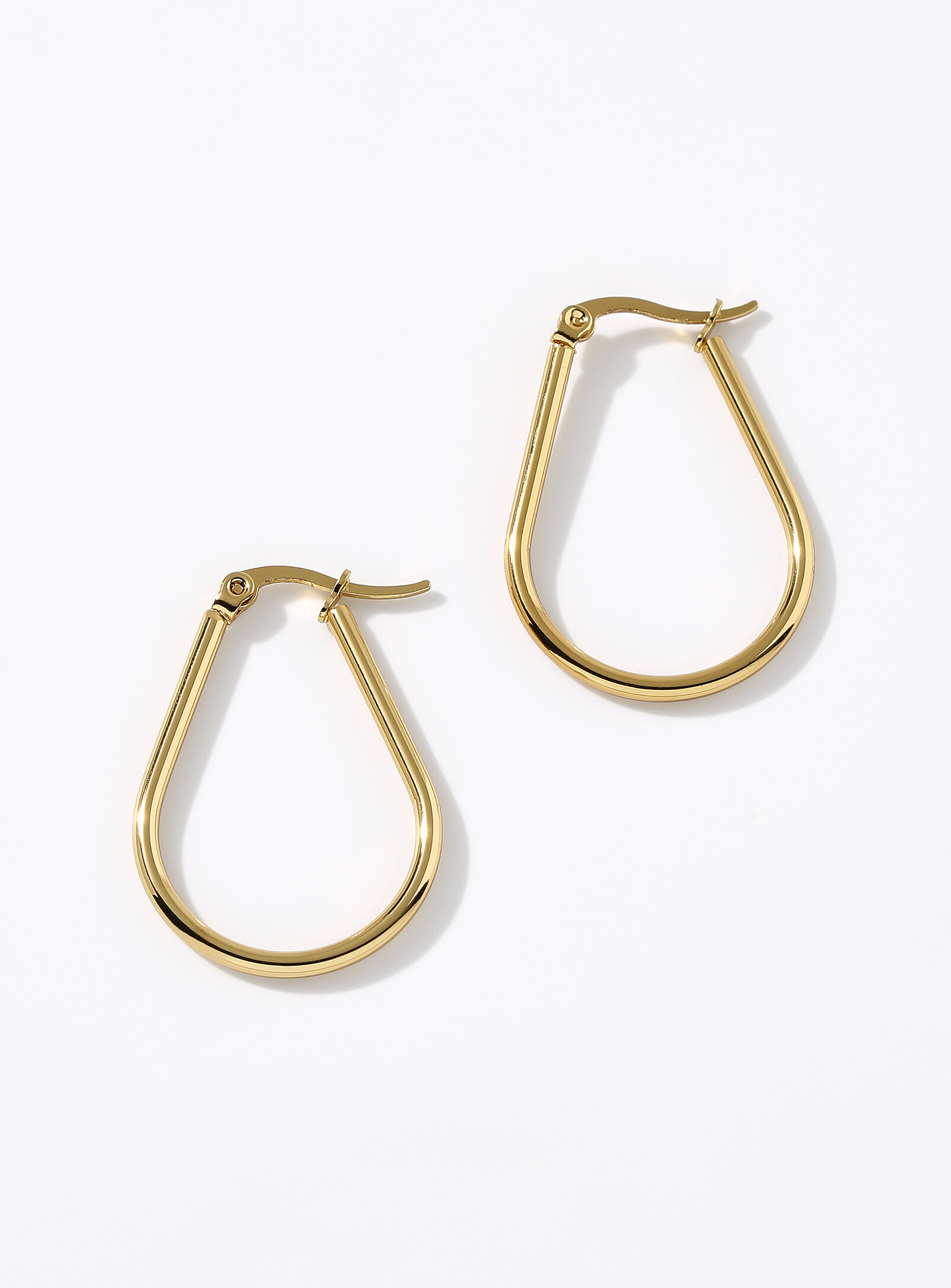 Simon's Teardrop Ring Earrings In Assorted