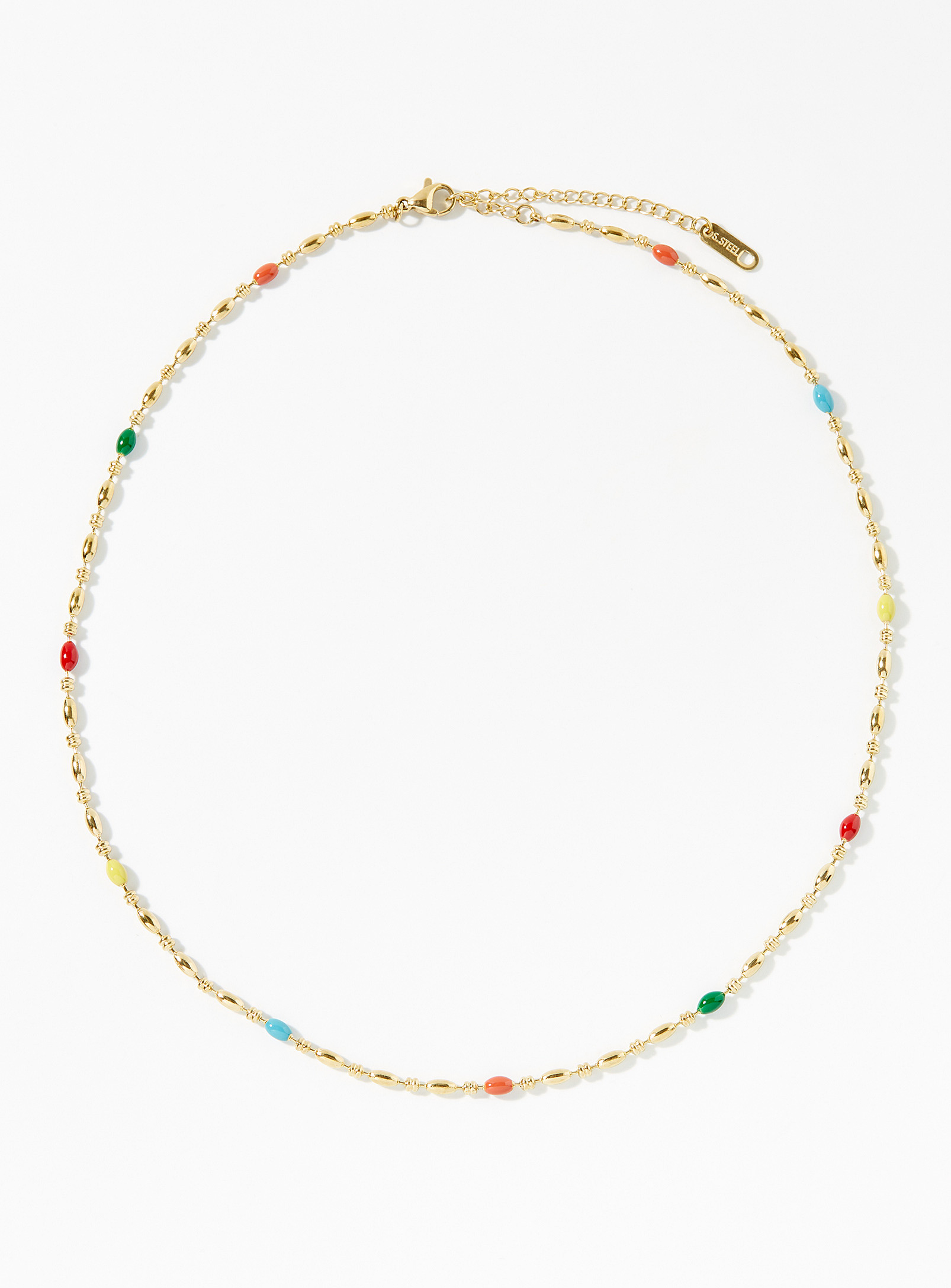 Simons - Women's Enamel bead chain