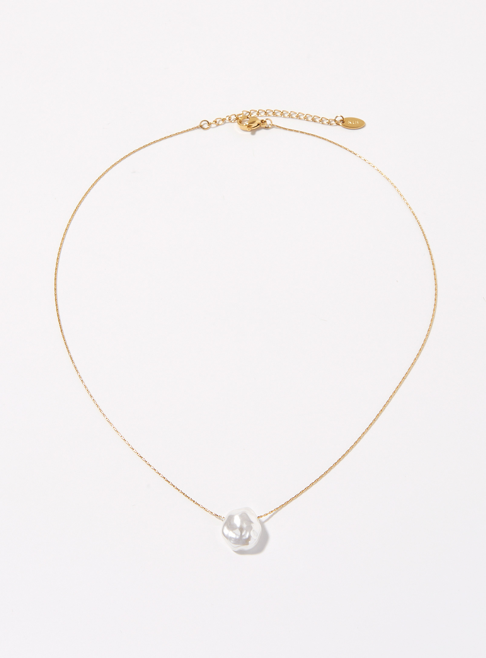 Simon's Irregular Pearl Chain In Assorted