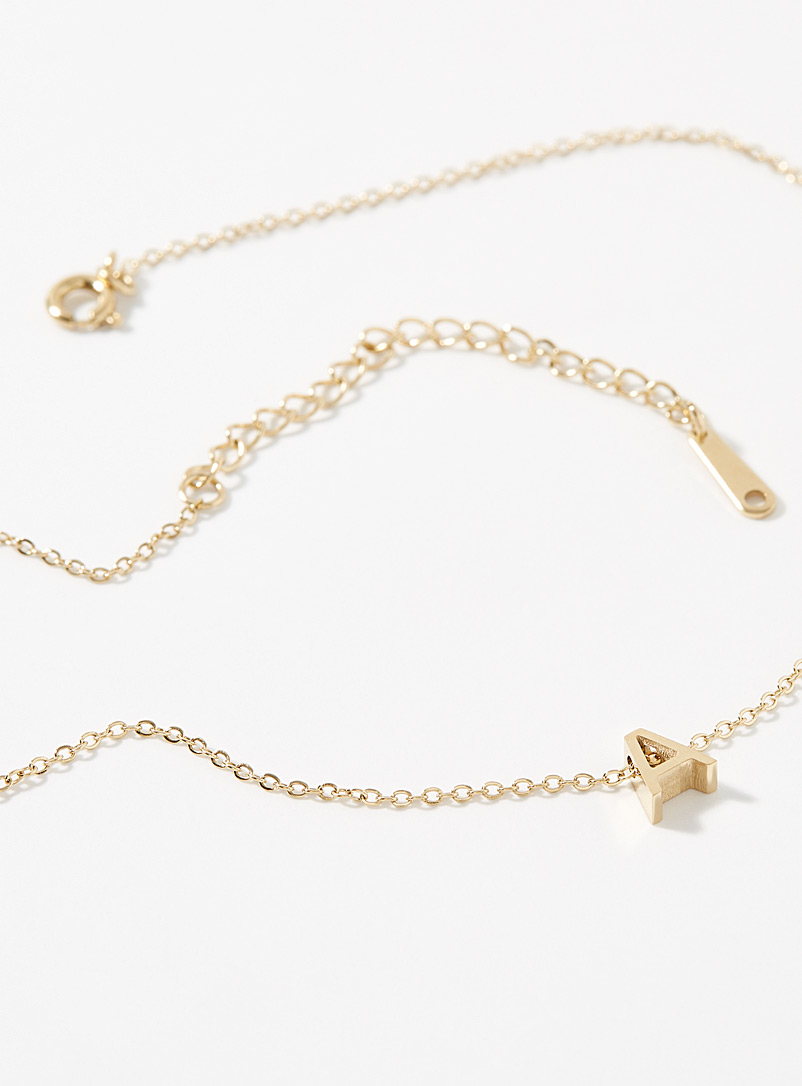 Golden letter chain product image 2