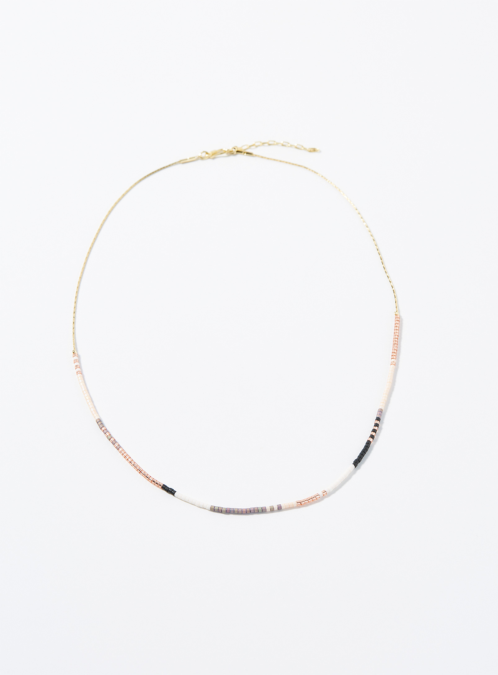 Simons - Women's Colourful bead block necklace