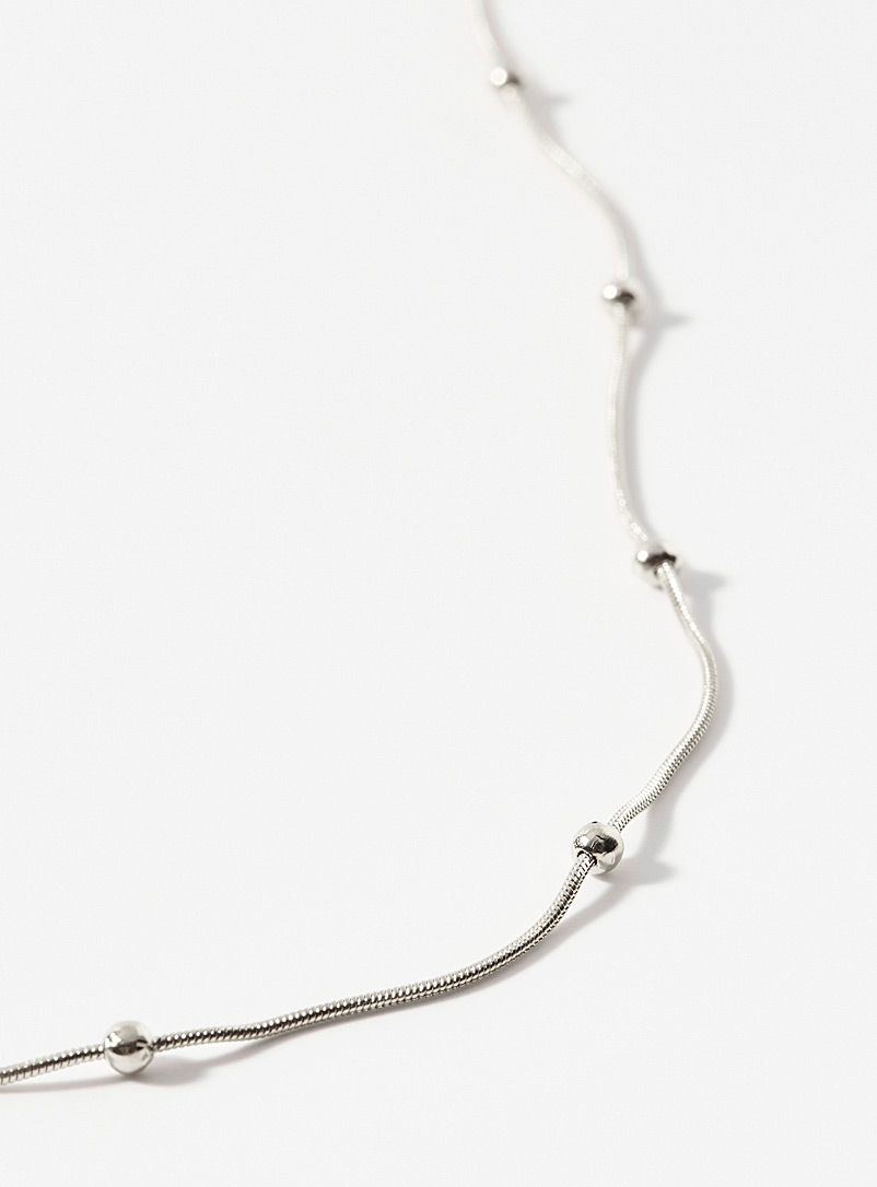 Small metallic bead chain product image 2
