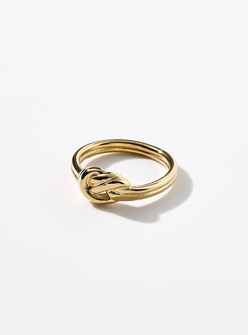 Knotted double-like ring product image (primary)