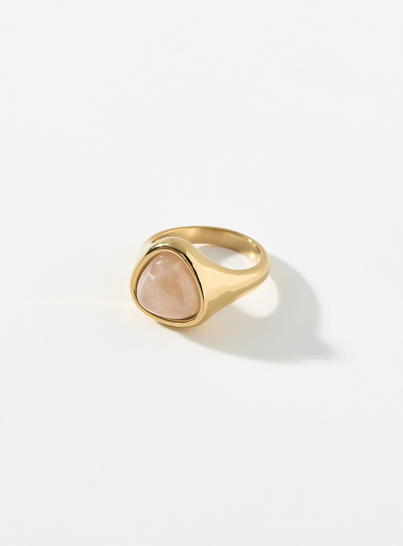 Pink-stone ring product image (primary)