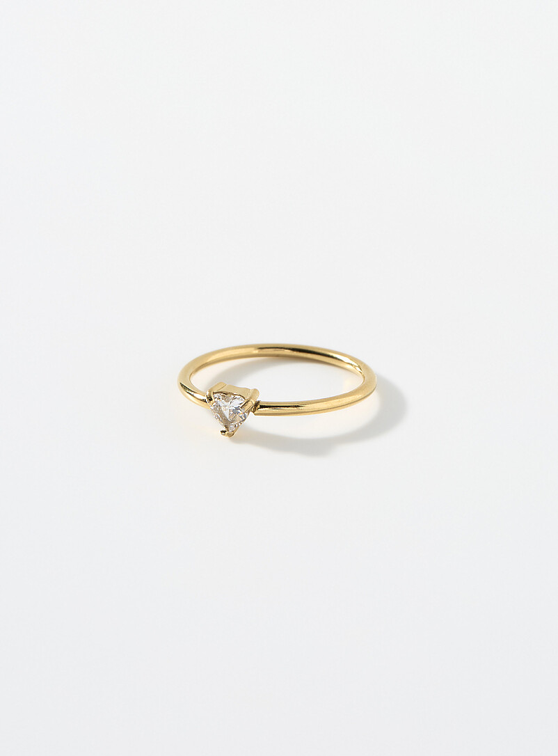 Transparent-heart ring product image (primary)