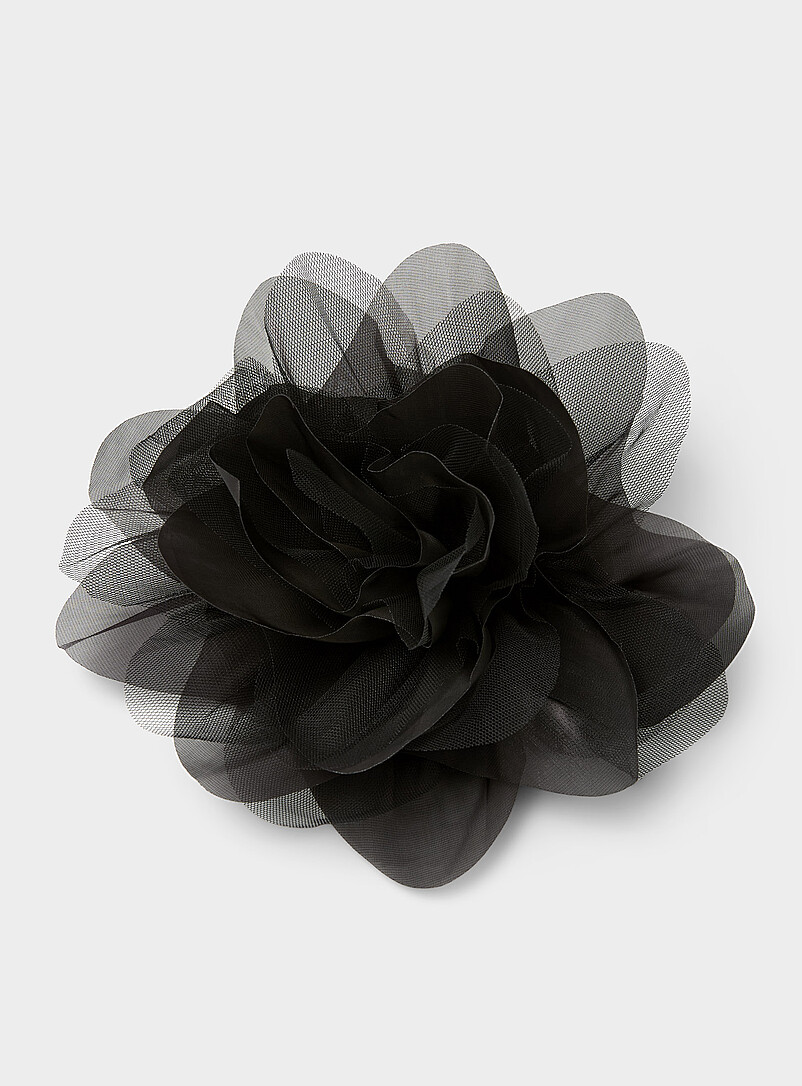 Mesh oversized flower clip product image 2