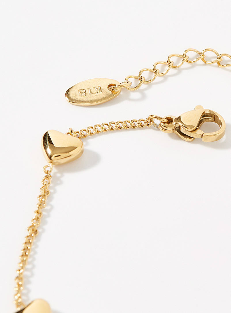 Little gold heart bracelet product image 2