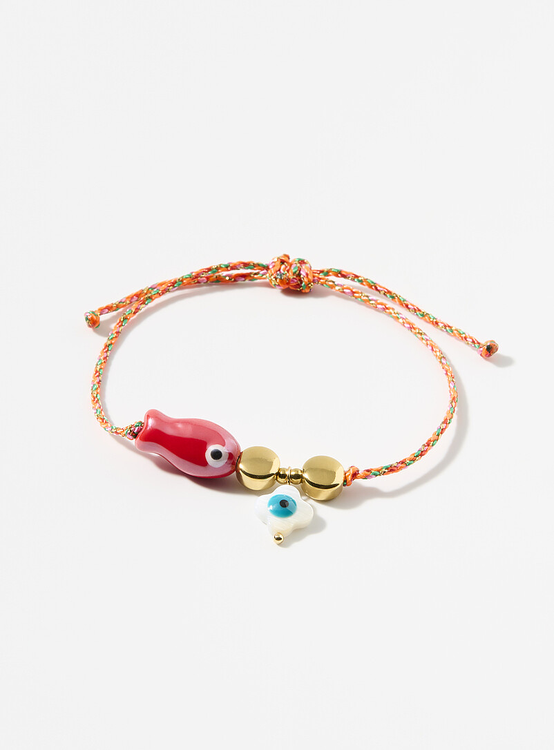 Red-Fish Charm Bracelet