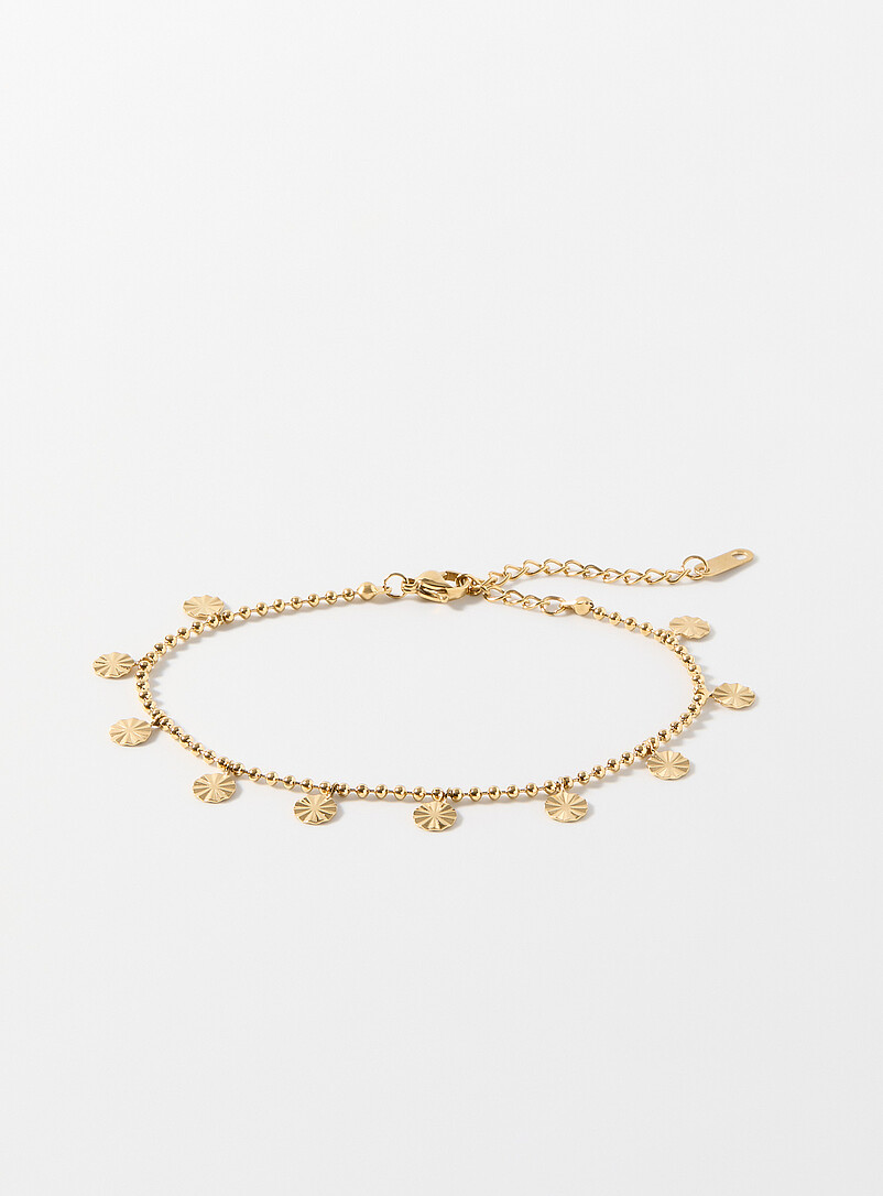 Hanging-Disc Ankle Chain