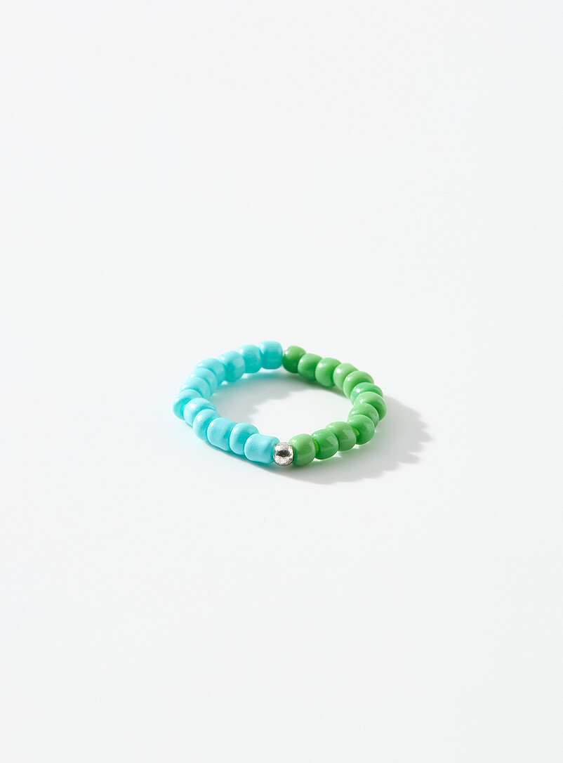 Colourful Bead Toe Ring