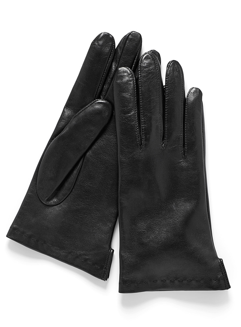 Smooth leather gloves | Simons | Shop Women's Suede & Leather Gloves ...