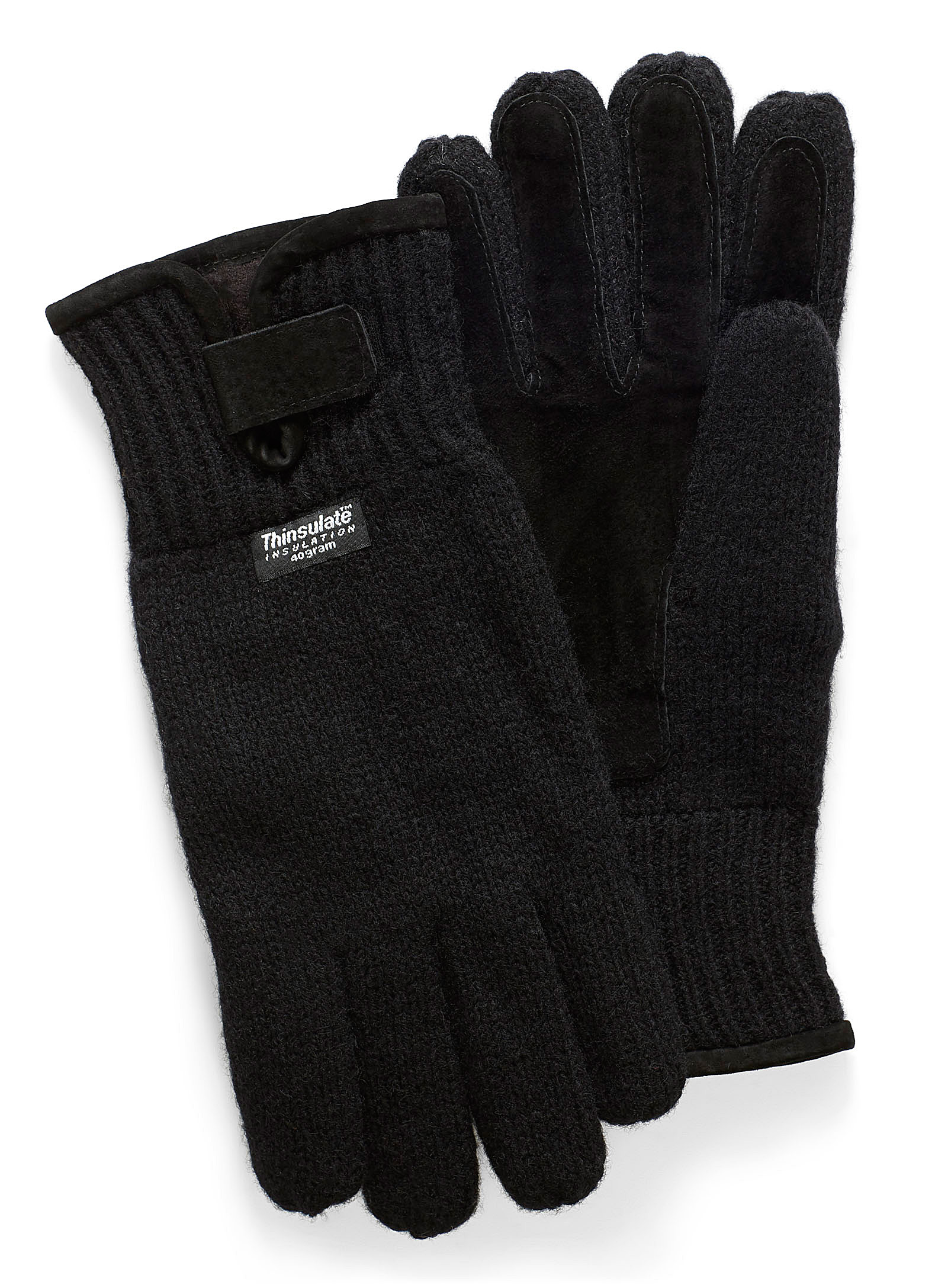 Le 31 Lined Wool Gloves In Black