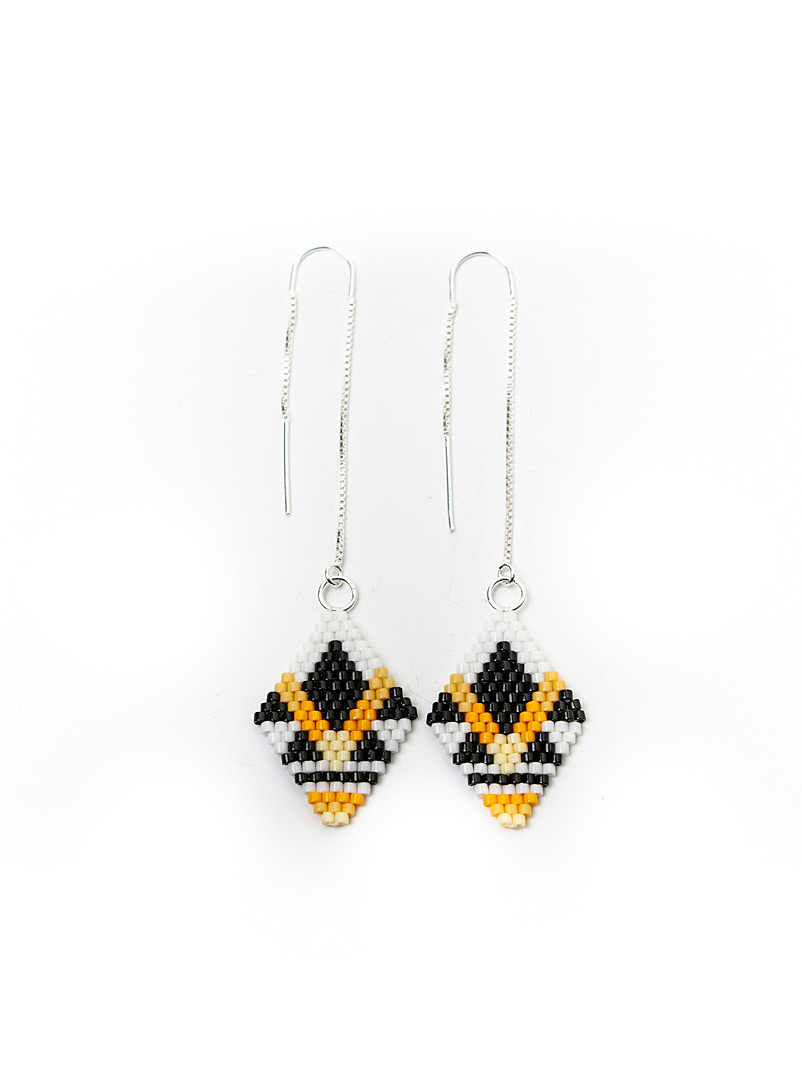 SHE WAS A FREE SPIRIT Assorted yellow  Signature earrings