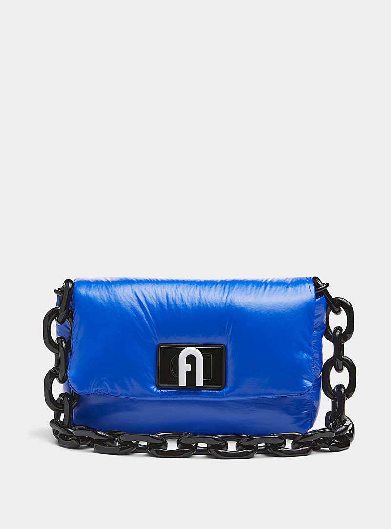 Furla Blue 1927 Soft nylon mini bag for women