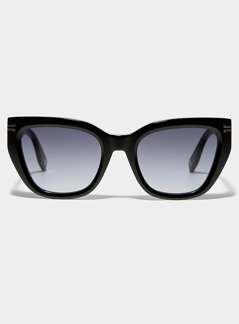 Marc Jacobs: Les lunettes de soleil oeil de chat carrées Noir pour femme