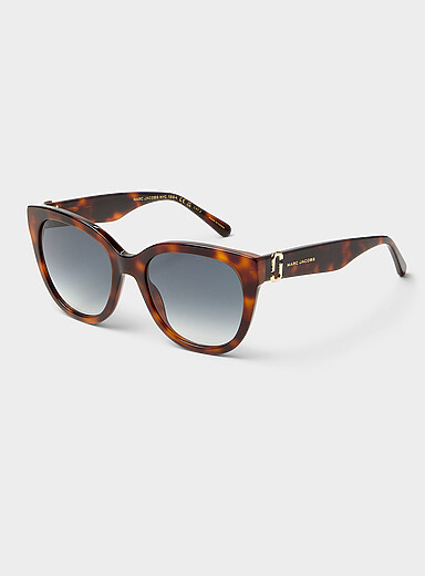 Rounded cat-eye sunglasses