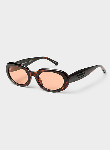 Narrow oval sunglasses